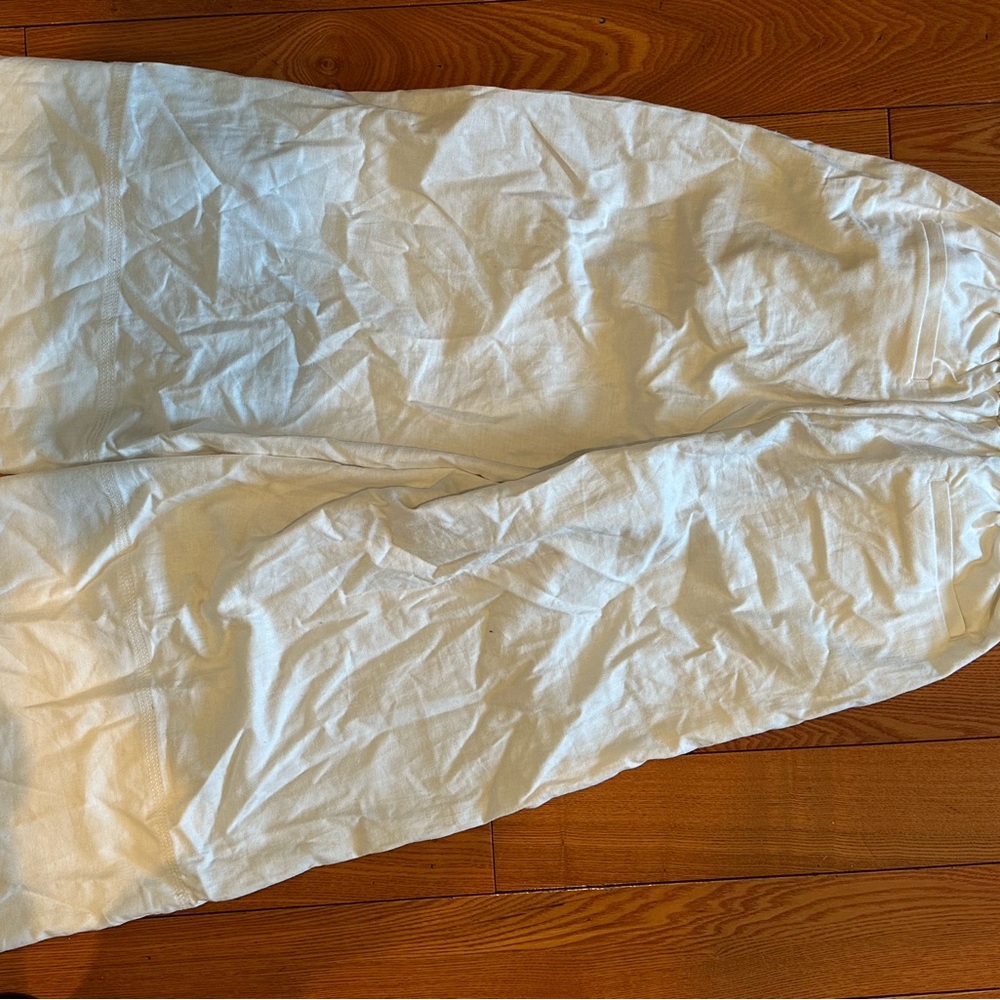 Banana Republic Ivory Cropped Pants
